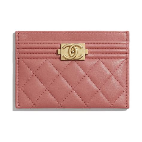 chanel boy card holder|Chanel card holder zipped.